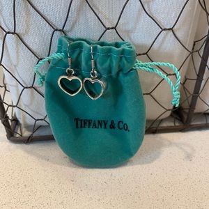 Vintage Tiffany & Co. Drop Heart Earings